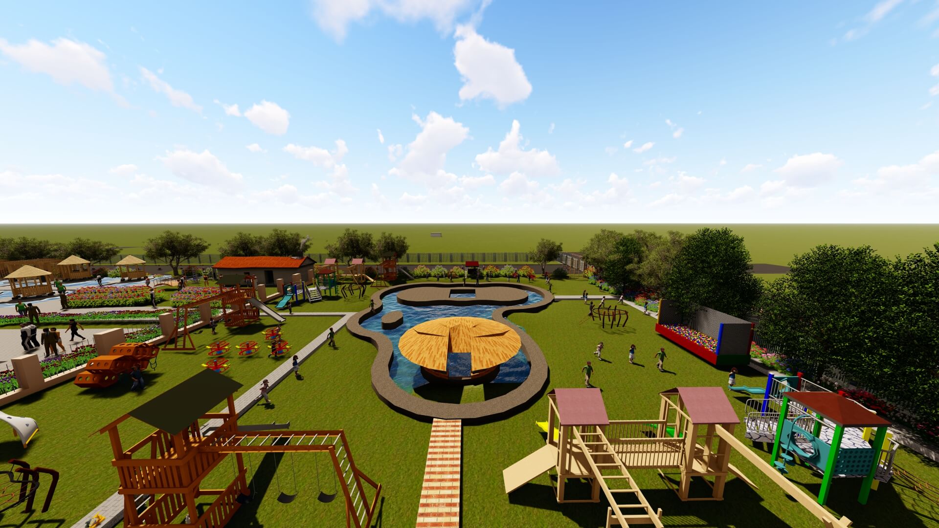 Top View of Building