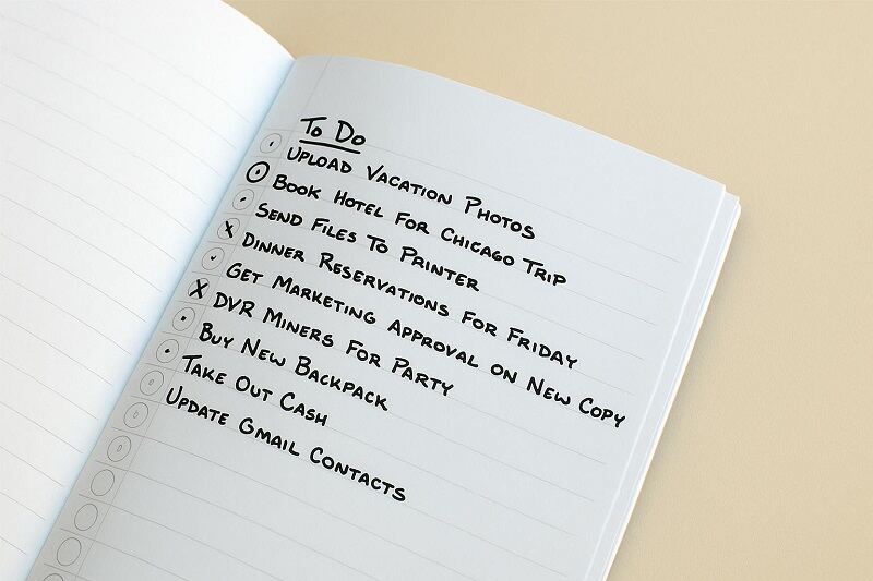 Traditional To Do List