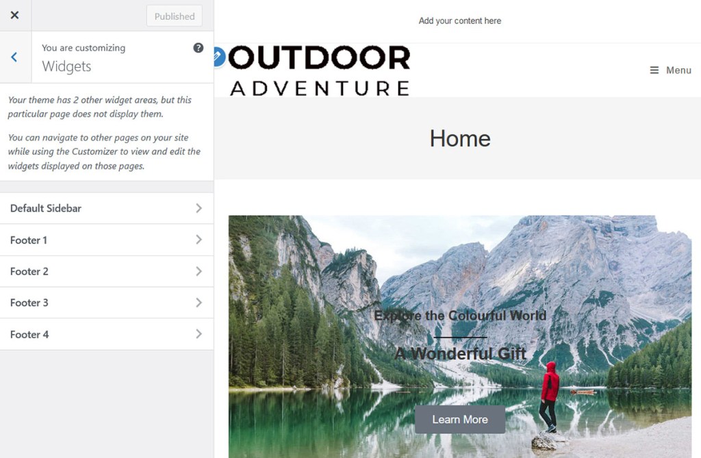 Widgets in WordPress