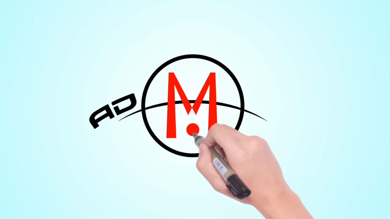 ADMEC Logo Animation | Whiteboard Animation in After Effects