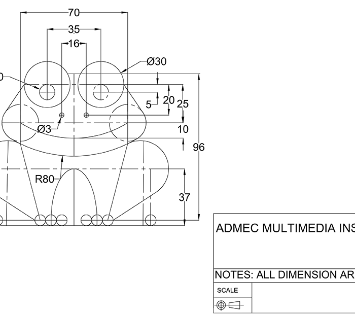 Mechanical Frog Drawing
